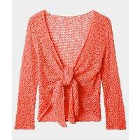 Joe Browns Fresh And Fancy Popcorn Cardigan - Orange