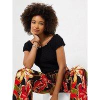 Joe Browns Beautifully Boho Textured Jersey Top - Black