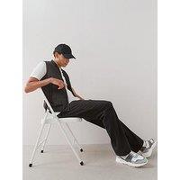 The Very Collection Loose Fit Cotton Rich Chino Trousers With Stretch - Black