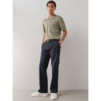 The Very Collection Loose Fit Cotton Rich Chino Trousers With Stretch - Navy