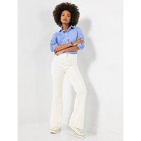 Joe Browns Mia Kick Flare Jeans - White
