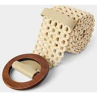 Joe Browns Mimi Woven Belt - White