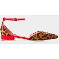 Joe Browns Lilly Leopard Shoe - Red