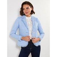 Joe Browns Let'S Do Lunch Boucle Jacket - Blue
