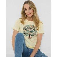 Joe Browns Tree Of Life Graphic T-Shirt - Yellow