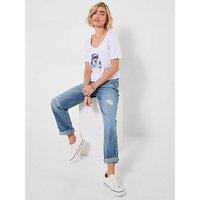 Joe Browns Sunshine Cruising Graphic T-Shirt - White