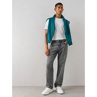 The Very Collection Loose Fit Jeans With Stretch - Grey Wash