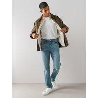The Very Collection Cross Hatch Slim Fit Jeans - Light Blue Wash