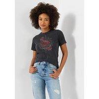 Joe Browns Roses Graphic T-Shirt - Grey