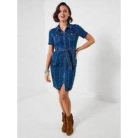 Joe Browns Miley Stretch Denim Dress - Blue