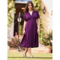 Joe Browns Sophia Vintage Style Dress - Purple
