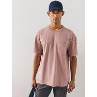 The Very Collection Men'S Premium Relaxed Fit T-Shirt - Mauve