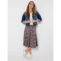 Joe Browns Celine Jersey Knee Length Godet Skirt - Black