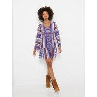 Joe Browns Blissful Boho Tunic Dress - Blue