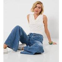 Joe Browns Sophia Jersey Cowl Neck Top - White