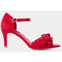 Joe Browns Fiesta Heeled Shoes - Red