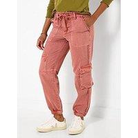 Joe Browns Camilla Trim Detail Cargos - Pink