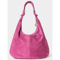 Joe Browns Hobo Suede Bag - Pink