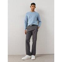 The Very Collection Straight Stretch Cotton Rich Chino Trousers - Charcoal