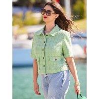 Joe Browns Lucy Short Sleeve Jacket - Green
