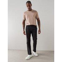 The Very Collection Slim Stretch Cotton Rich Chino Trousers - Black