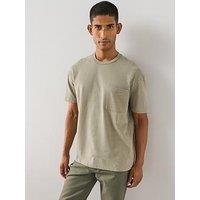 The Very Collection Men'S Premium Relaxed Fit T-Shirt - Sage Green