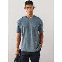 The Very Collection Men'S Premium Relaxed Fit T-Shirt - Dark Blue