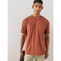 The Very Collection Men'S Premium Relaxed Fit T-Shirt - Rust