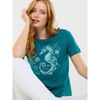 Joe Browns Under The Sea Graphic T-Shirt - Blue