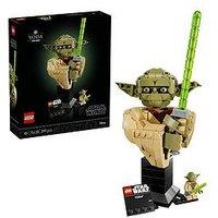 Lego Star Wars Attack Of The Clones Yoda Bust 75438