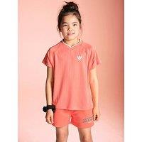 Miss Kick Girls Football Isobelle T-Shirt - Pink