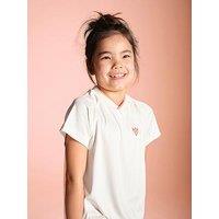 Miss Kick Girls Football Isobelle T-Shirt - White