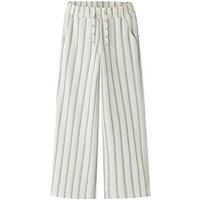 Name It Girls Stripe Co-Ord Trousers - Beige