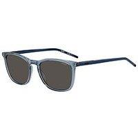 Hugo Rectangular Sunglasses- Blue