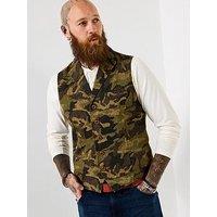 Joe Browns Cool In Camo Waistcoat