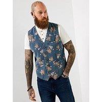 Joe Browns Fabulous Floral Denim Waistcoat