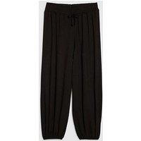 River Island Older Girls Stretch Balloon Trousers - Black