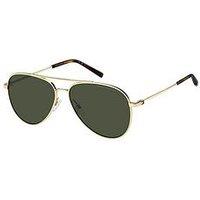 Tommy Hilfiger Classic Pilot Sunglasses - Gold