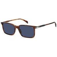 Eyewear By David Beckham Rectangular Sunglasses- Brown