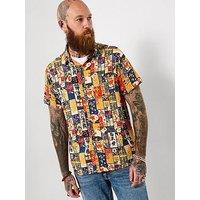 Joe Browns Japanese Patch Print Short Sleeve Shirt