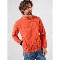Joe Browns Carefree Cotton Canvas 1/4 Zip Sweat