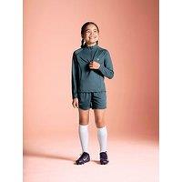 Miss Kick Girls Football Poppy 1/4 Zip Top - Blue