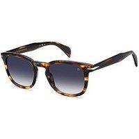 Eyewear By David Beckham Square Sunglasses- Brown Acetate