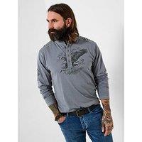 Joe Browns Eagle Eyed Long Sleeve Henley T-Shirt
