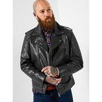 Joe Browns Very Vintage Leather Biker Jacket