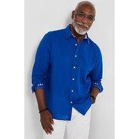 Joe Browns Superb Summer Linen Blend Long Sleeve Shirt