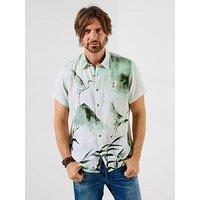 Joe Browns Incredible Crane Print Short Sleeve Shirt