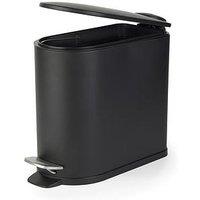 Beldray Black 5L D Shape Bin And Antibac Flexible Head Toilet Brush