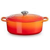 Le Creuset Signature Cast Iron Oval Casserole 29Cm Volcanic