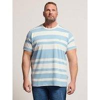 Badrhino Tonal Stripe T-Shirt - Blue